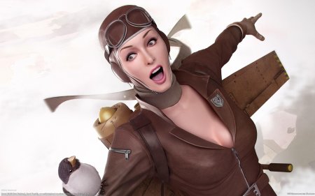 Летчица дизельпанк