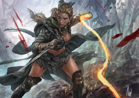 Девушка воин фэнтези