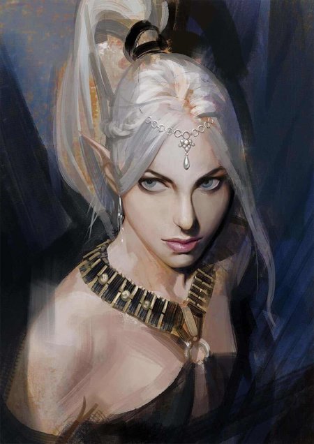 Фэнтези эльфийка