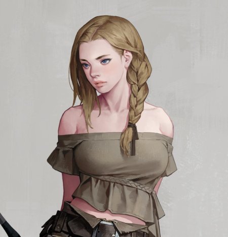 Dongho kang арт девушки