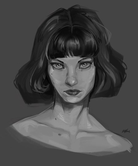 Графика портрет