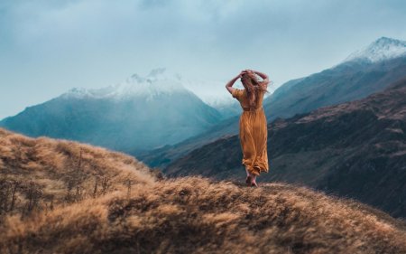 Женщина в горах