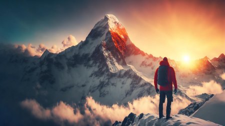 Горы человек