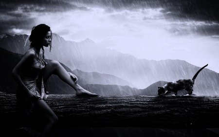 Дикая кошечка девушка