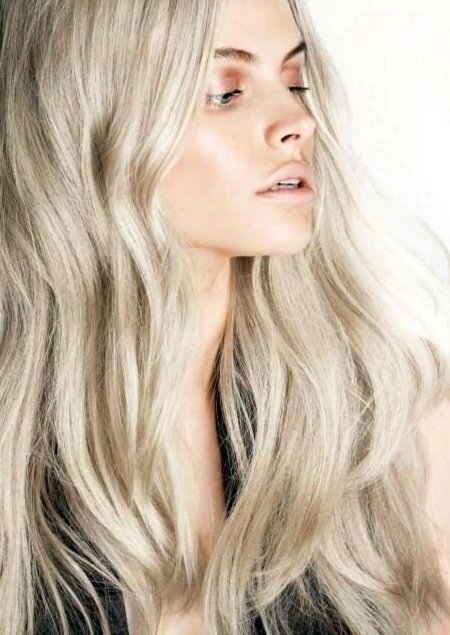 Холодные оттенки блонд