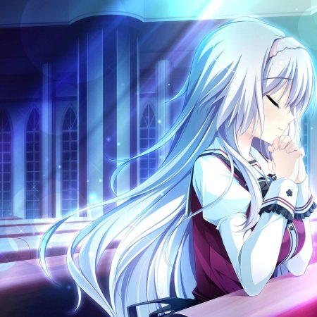 Аниме с белыми волосами