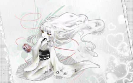 Аниме белая