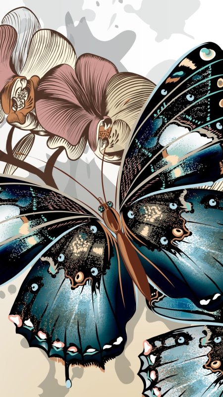 Абстракция бабочки