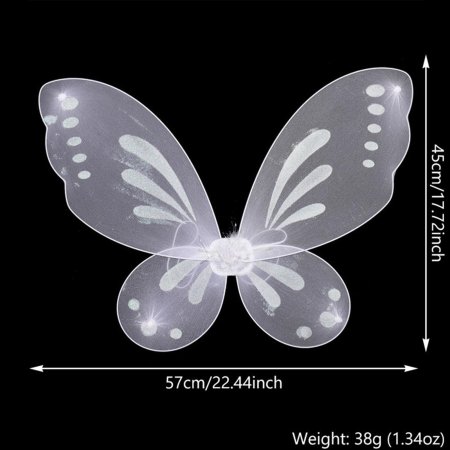 Светящиеся крылья бабочки для девочки