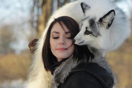 Фотосессия с лисой