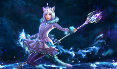 Волшебница с посохом