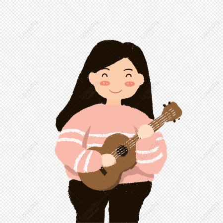 Девушка с укулеле