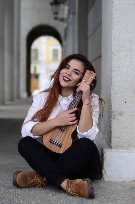Фотосессия с укулеле