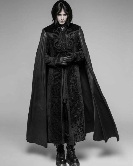 Плащ накидка готика мужская