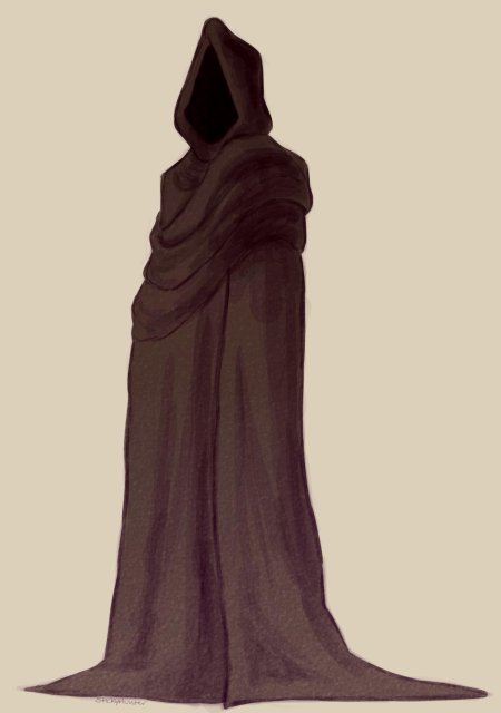 Плащ с капюшоном