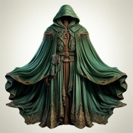 Плащ с капюшоном