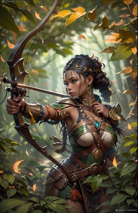 Девушка лучница