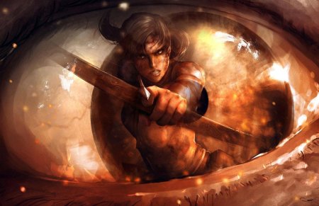 Томб райдер арт