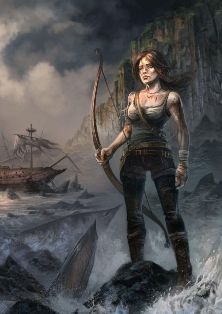 Лара крофт из томб райдер 2013