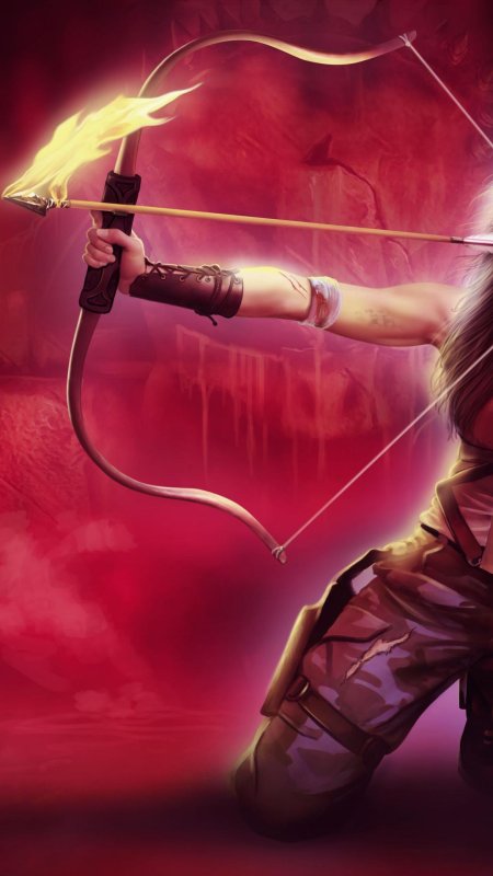 Девушка с луком и стрелами