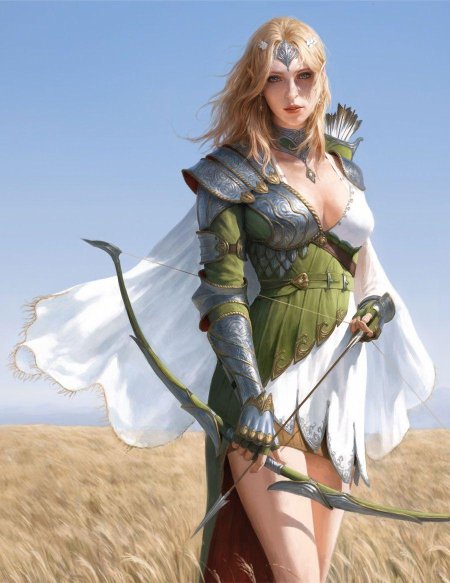 Эльфийка лучница
