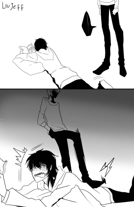 Крипипаста комиксы слендермен и джефф любовь