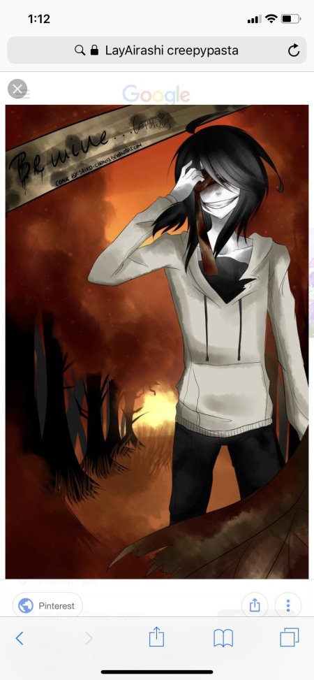 Криппи паста джефф убийца