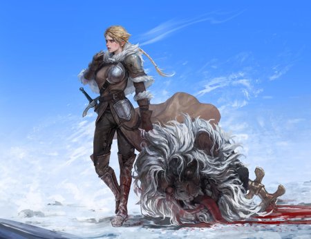 Воин фэнтези