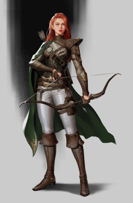Эльфийка рин лучница
