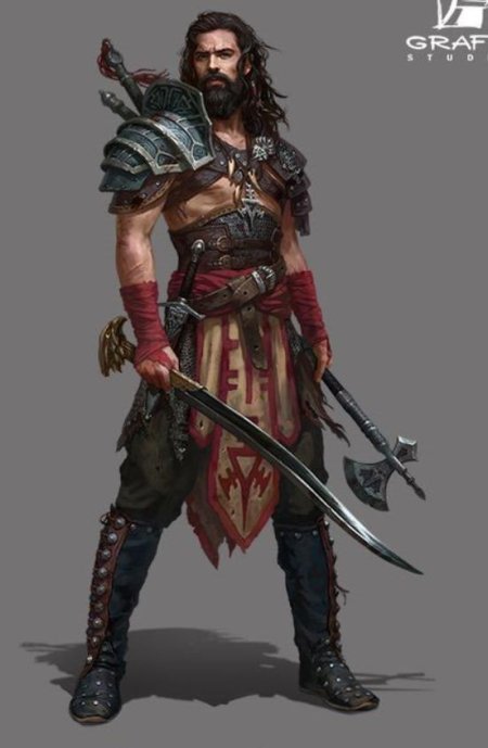 Эльф варвар днд