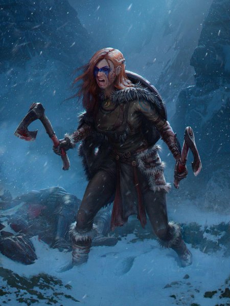 Девушка викинг