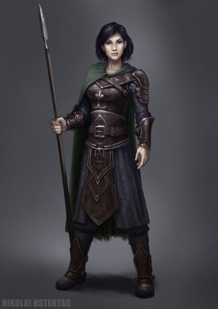 Днд воин с глефой