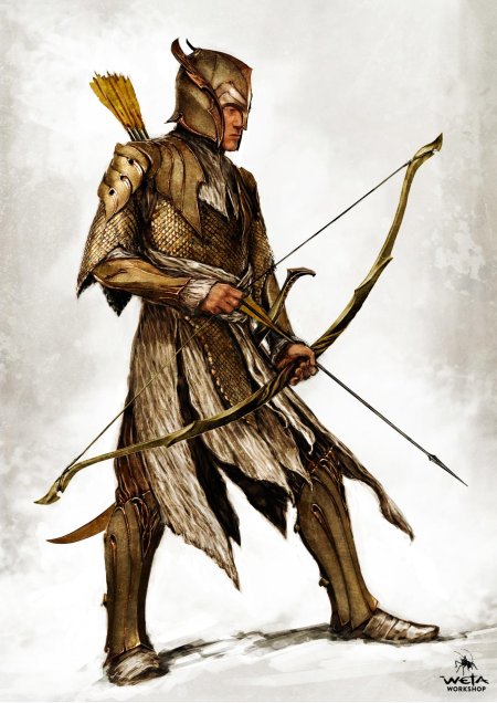 Хоббит эльфы лихолесья концепт