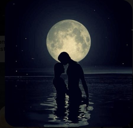 Влюбленные под луной