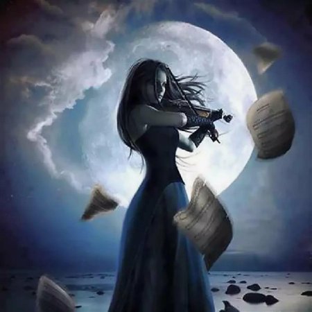 Девушка луна