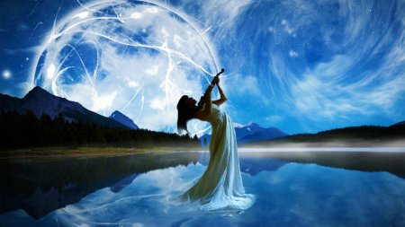 Девушка луна