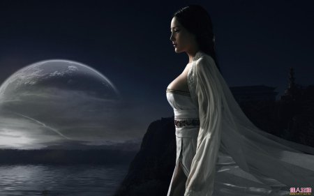 Девушка луна