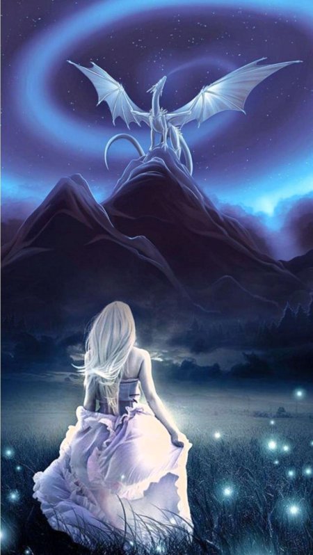 Девушка луна