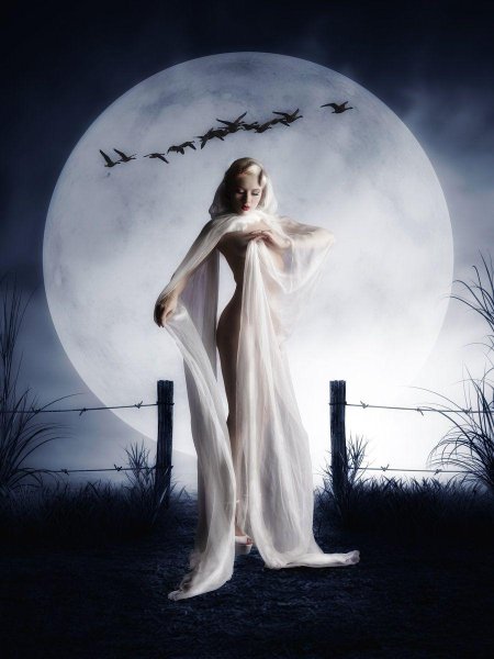 Девушка луна