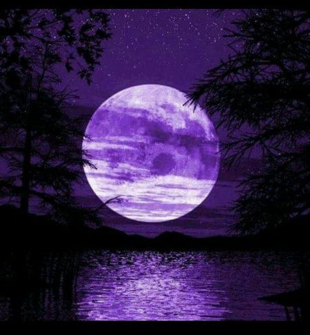 Фиолетовая луна