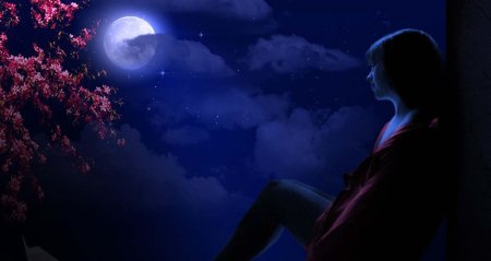 Девушка ночь