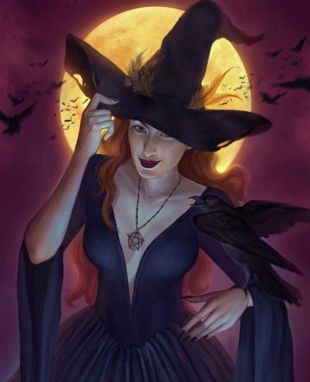 Фэнтези ведьма