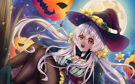 Аниме ведьмы хэллоуинские