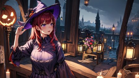 Ведьма хэллоуин