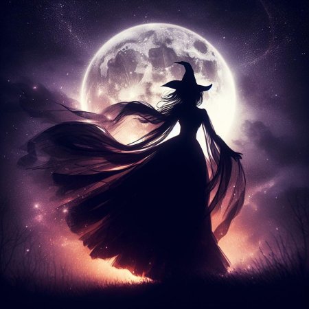 Красивая ведьмочка