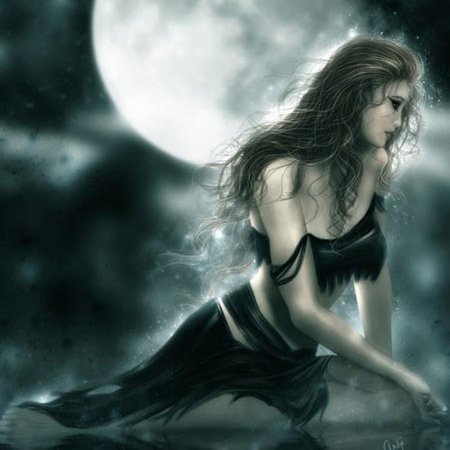 Девушка луна