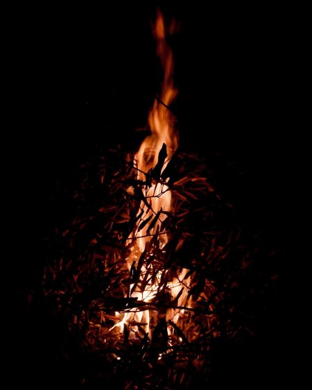 Костер огонь