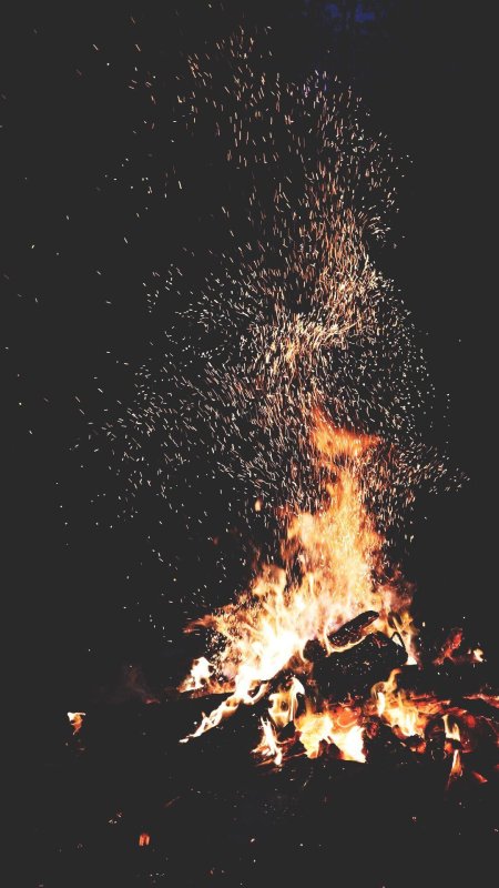 Ночь у костра