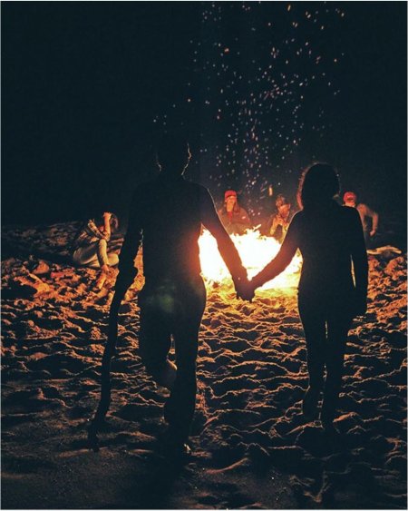 Двое у костра