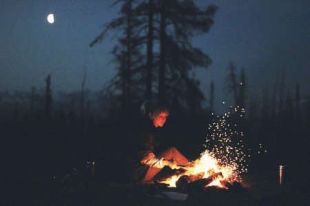 Ночь у костра